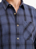 Slim Fit Textured Shirt  | Blue