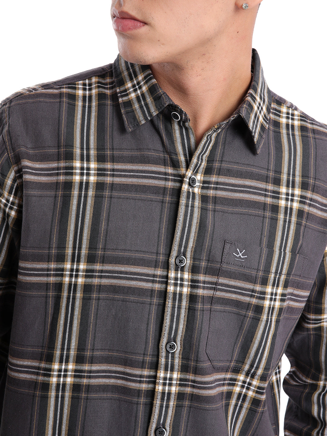 Grey Lines Elite Checked Shirt