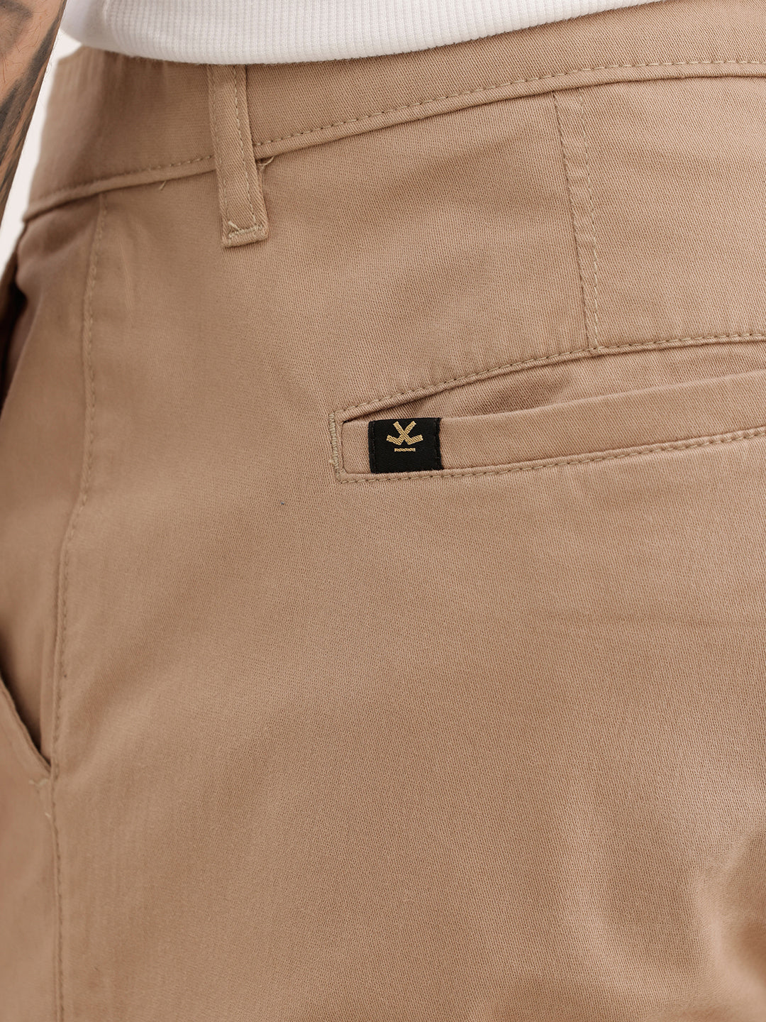 Classic Solid Slim Fit Trouser | Brown | WSTRS5021F
