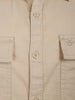 Comfort Fit Double Pocket Shirt | Beige