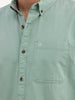 Solid Slim Fit Full Sleeve Shirt | Teal