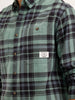 Comfort Fit Double Pocket Checkered Shirt | Green