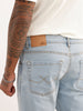 Heavy Fade Slim Fit Denim Jeans | Light Blue | WUJN2602F