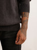 Solid Comfort Fit Knitted Sweater | Black | WSW02FSCM1273S