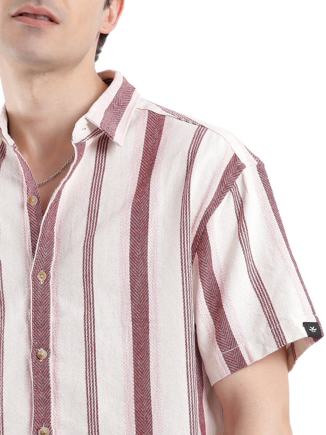 Pink Stripes Oversized Shirt