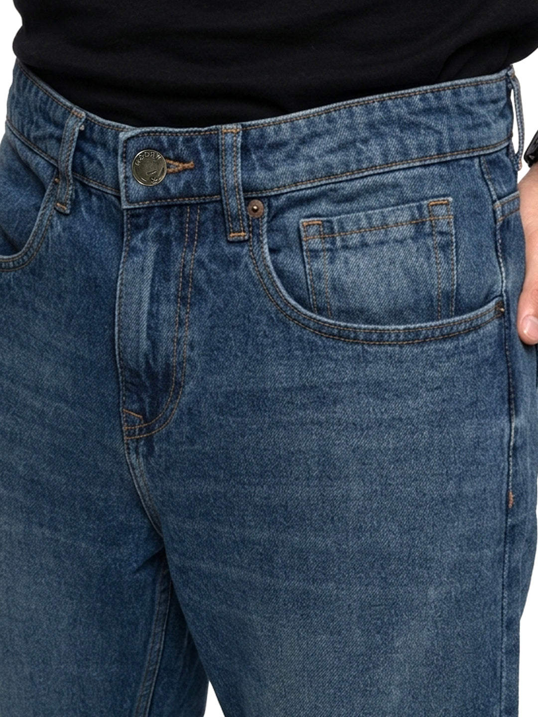 Loose Fit Denim Jeans | Blue