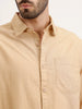 Oversized Fit Full Sleeve Shirt | Khaki