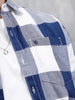 Checkered Full Sleeve Regular Fit Shirt  | Navy Blue