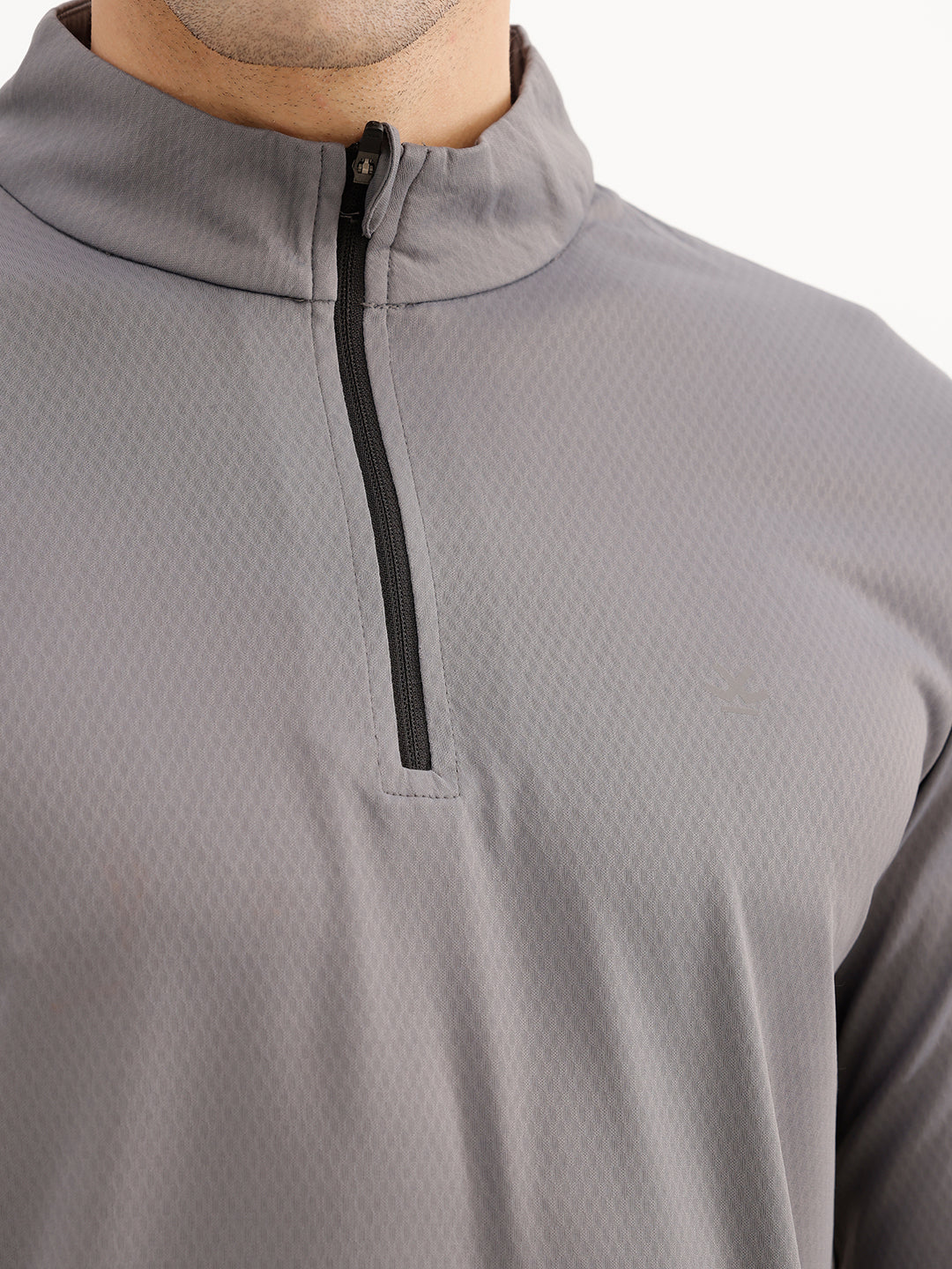 Slim Fit Full Sleeve T-Shirt | Active | Grey | WTS01FSSL1268W