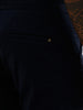 Slim Fit Solid Trouser | Navy Blue