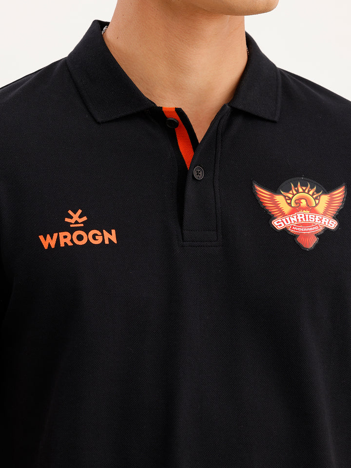 Wrogn x SRH Travel Polo | Black