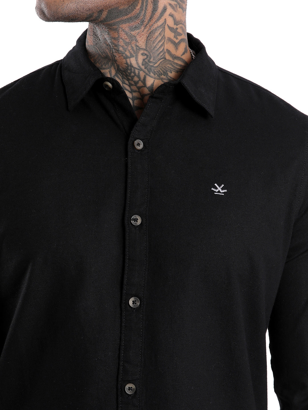 Elite Premium Black Slim Fit Shirt