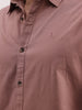 Solid Slim Fit Full Sleeve Shirt | Peach