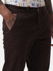 Dark Brown Slim Fit Trouser