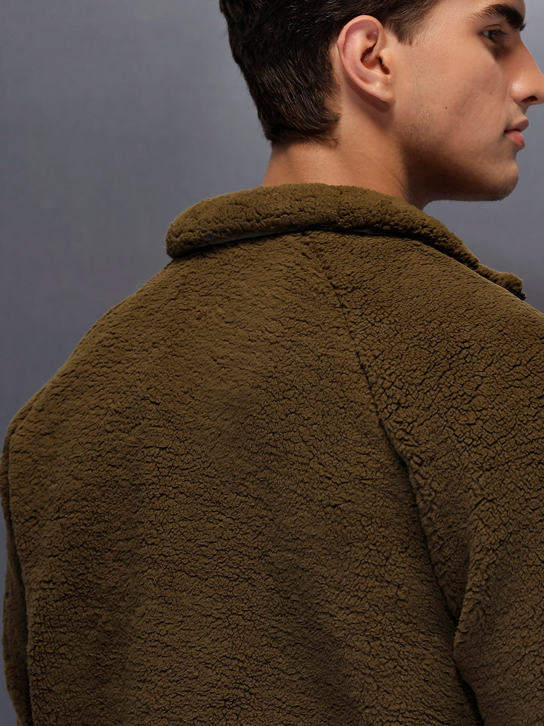 Men's Casual Oversized Jacket  | Olive
