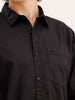 Solid Regular Fit Shirt | Black