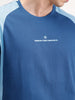 Oversized Cut & Sew T-Shirt | Dark Blue