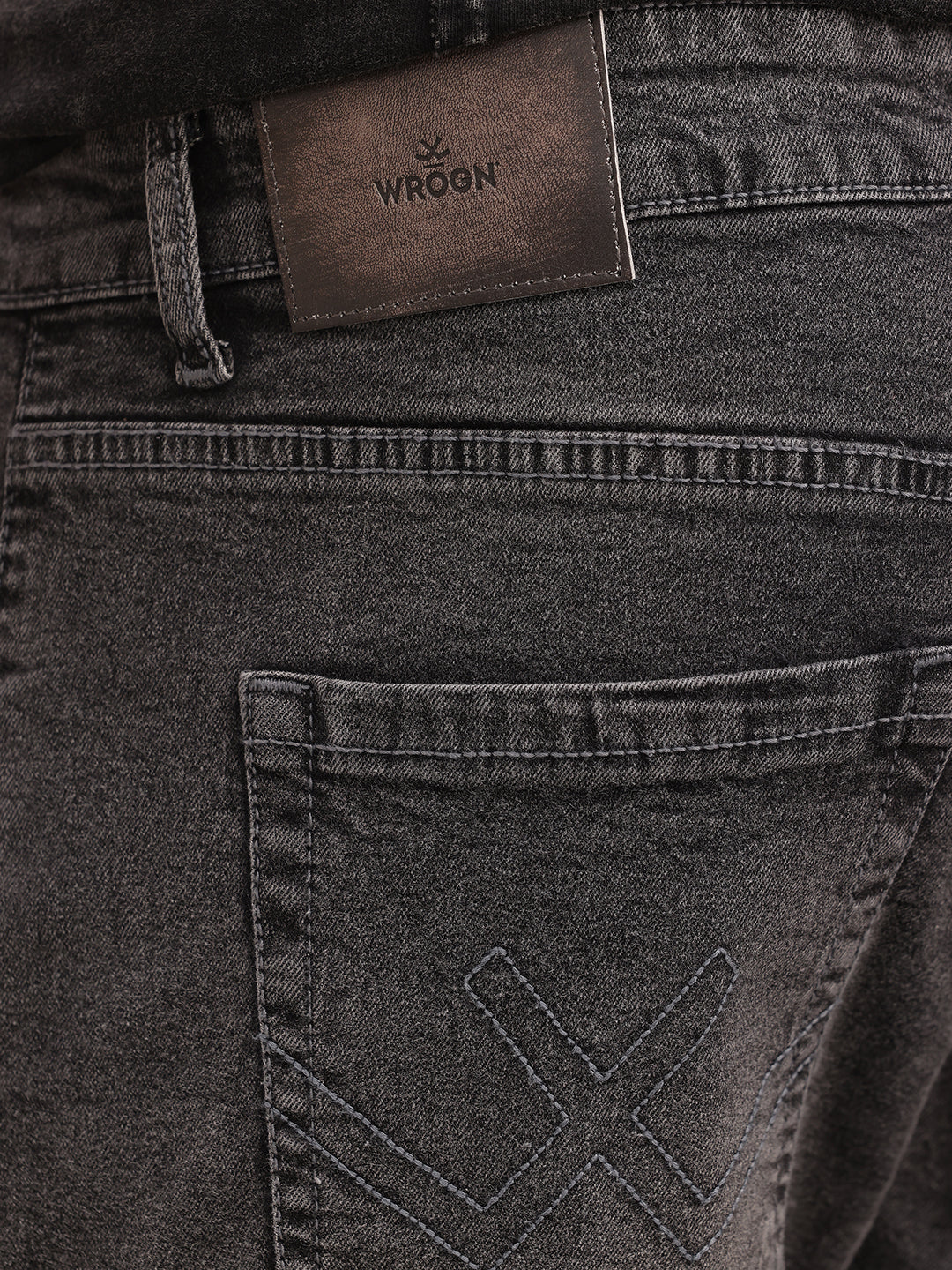 Solid Skinny Fit Denim Jeans | Dark Grey