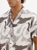 Resort Fit Textured AOP Shirt | Grey