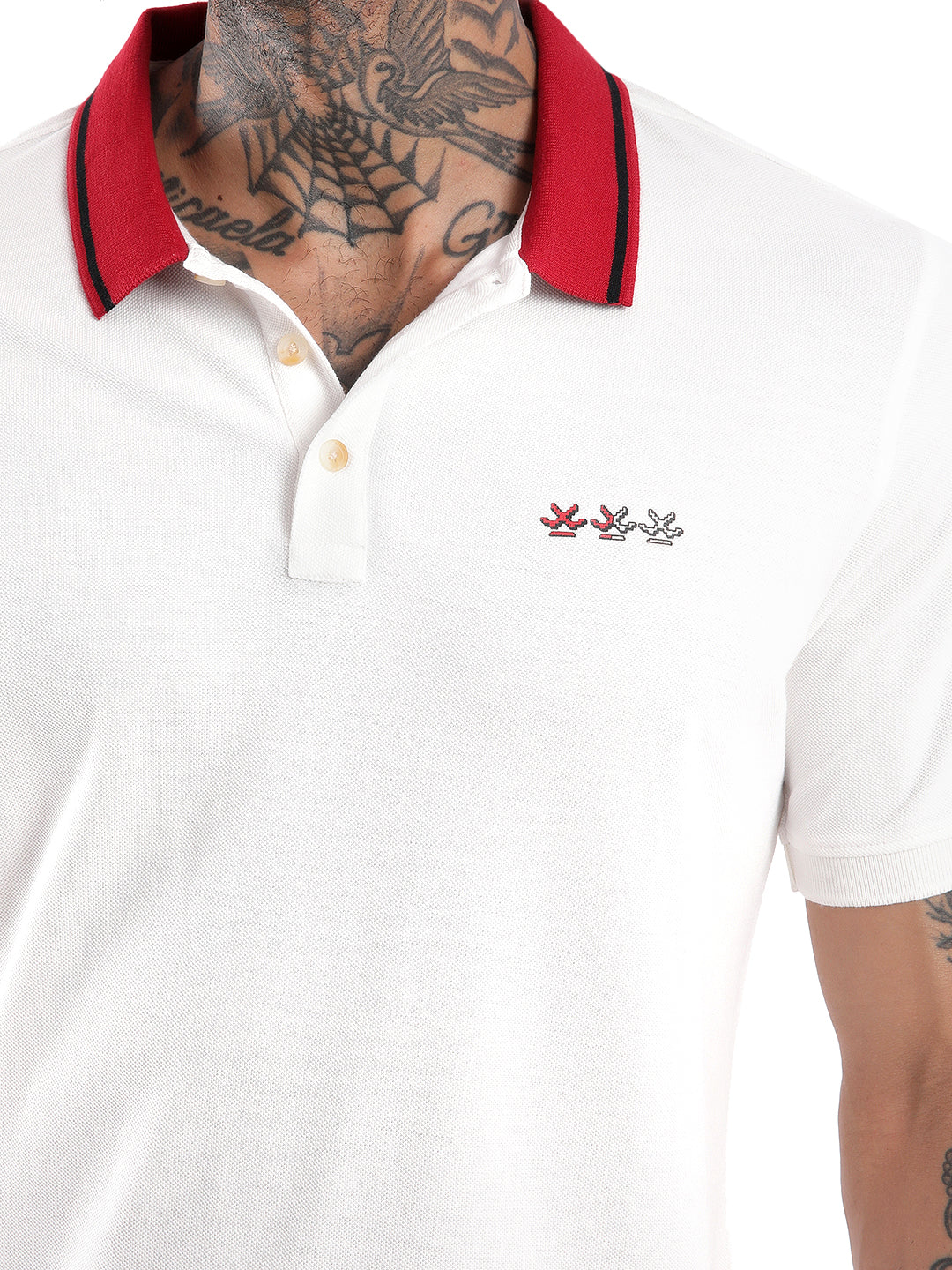 White Logo Play Polo T-Shirt