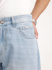 Faded Loose Fit Denim Jeans | Light Blue