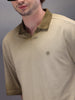 Pure Cotton Oversized Polo T-Shirt | Khaki