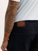 Solid Slim Fit Denim Jeans | Dark Blue