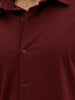 Solid Slim Fit Performance Stretch Shirt | Wine