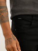 *Classic Solid Denim Jeans | Black