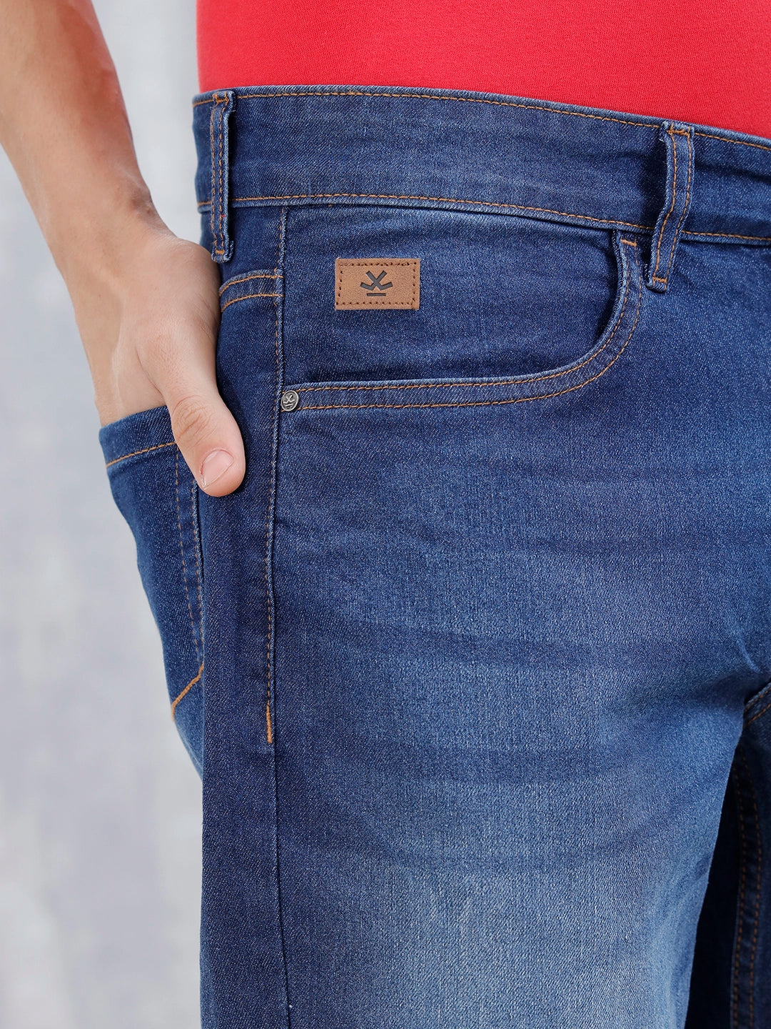 Men's Casual Regualar Fit Jeans | Dark Blue
