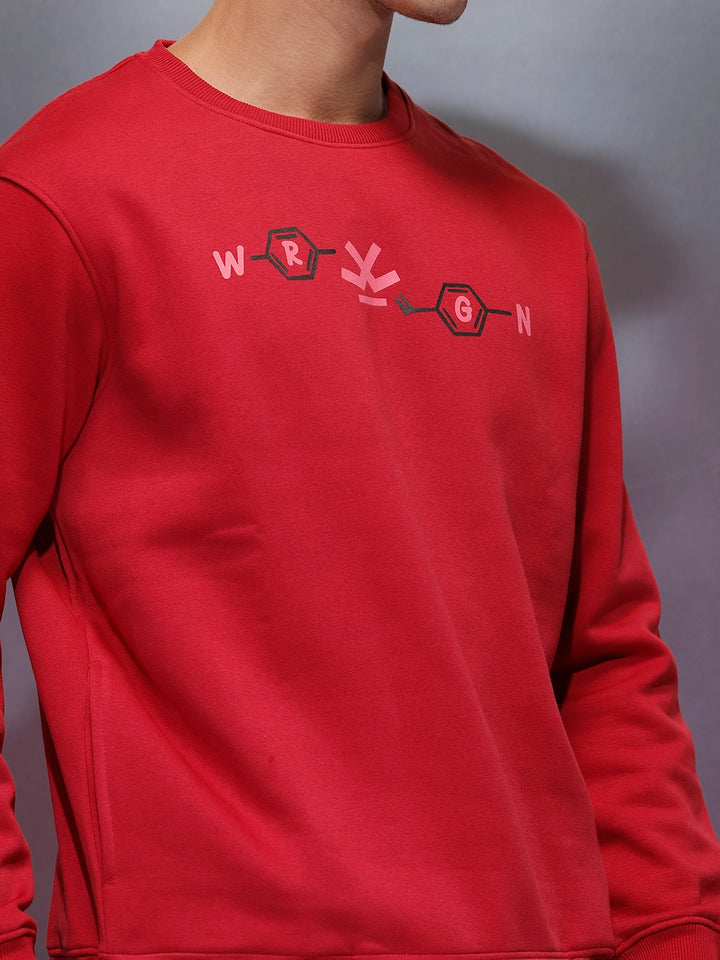 Men's Comfort Fit Sweatshirt   |  Red