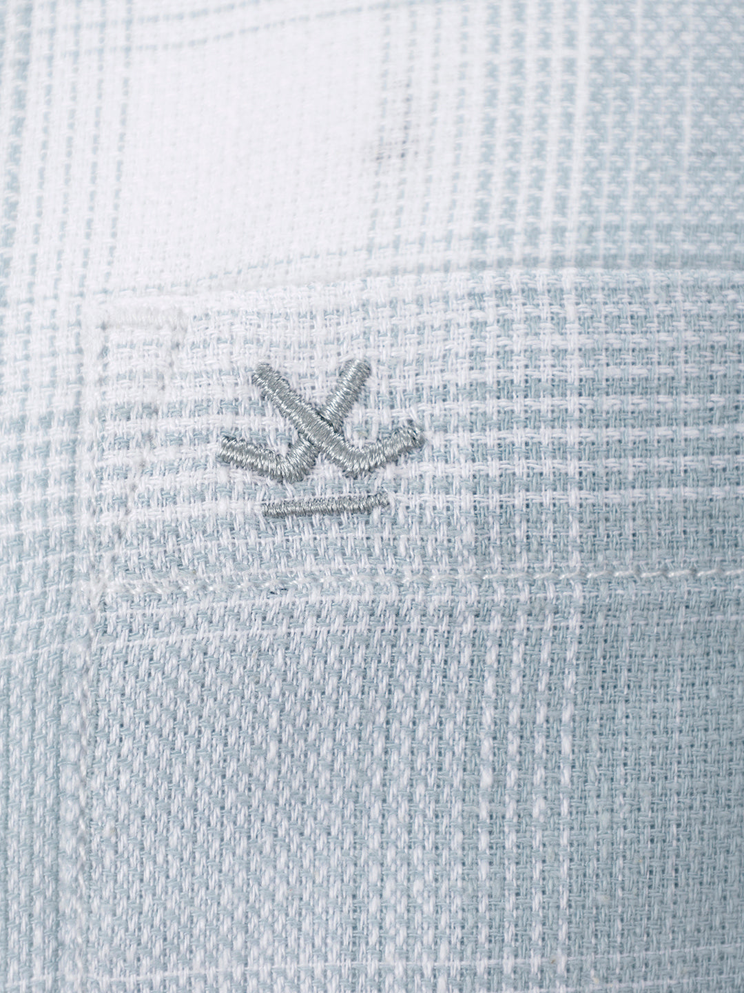Classic Regular Fit Checkered Shirt | Light Blue