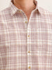 Regular Fit Checkered Shirt | Pink