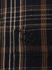 Regular Fit Checkered Shirt | Black