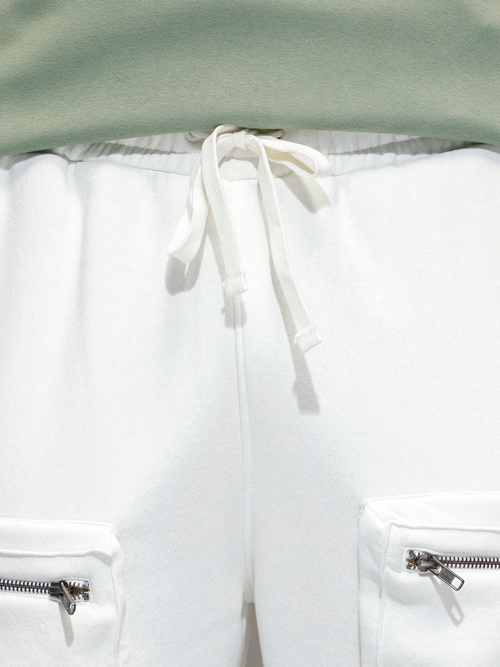 Men's Straight Fit 3D Pocket Cargo  |  Off White