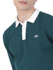 Premium Green Long Sleeve Polo T-Shirt