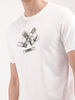Classic Foil Printed T-Shirt  | Off White