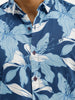 Classic Slim Fit AOP Shirt | Blue