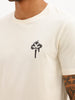 Slim Fit Placement Printed T-Shirt | White