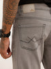 Solid Straight Fit Denim Jeans | Grey