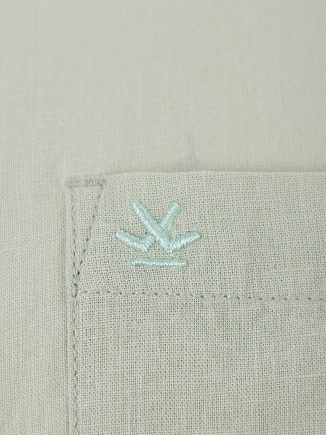 Solid Slim Fit Full Sleeve Shirt | Light Green