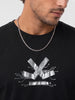 Regular Fit Foil Printed T-Shirt | Black | WRTS0310F