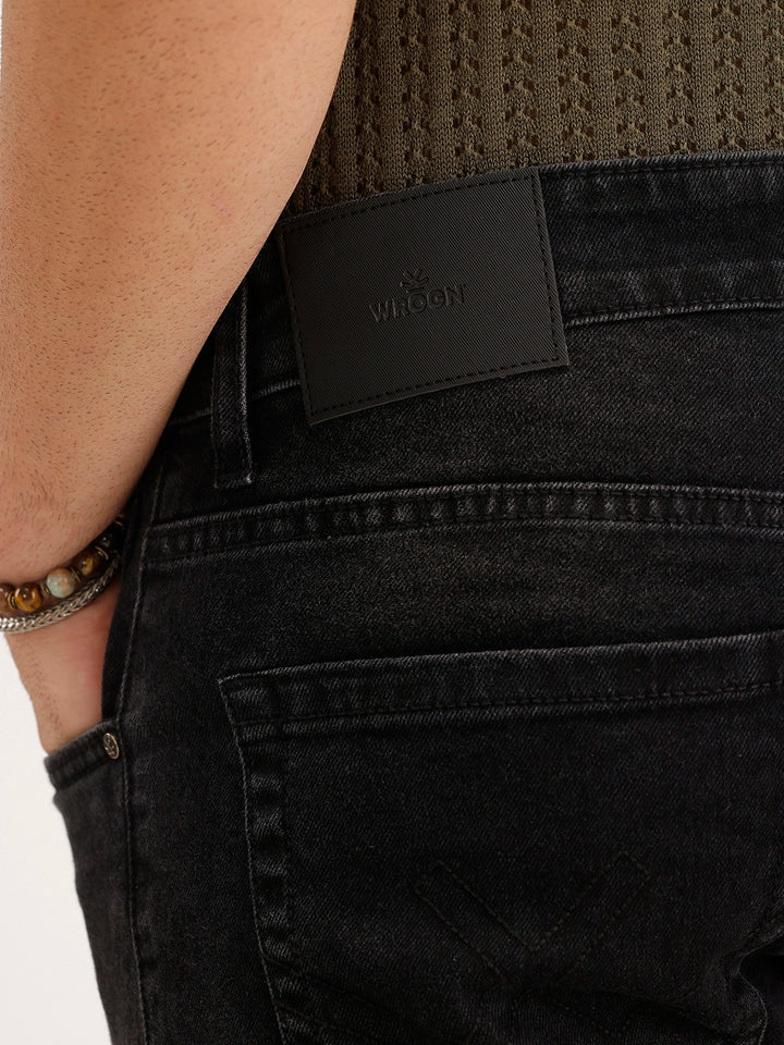 Skinny Crop Denim Jeans | Black