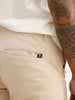 Solid Slim Fit Trouser | Off White