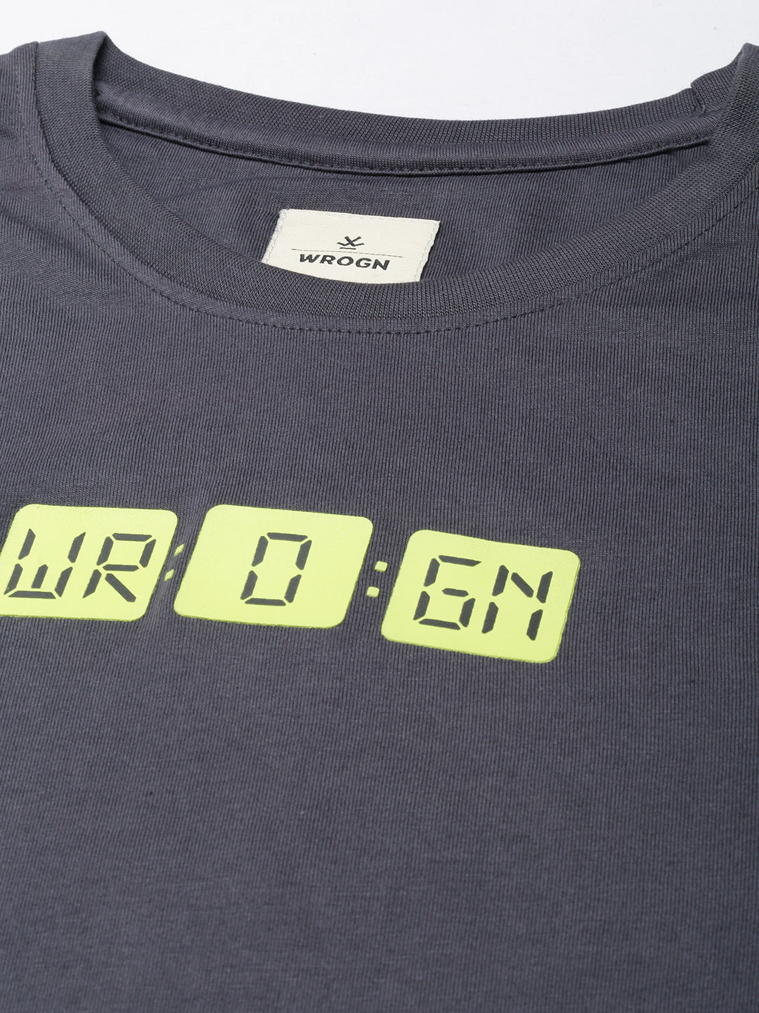 Wrogn Time Printed Full Sleeve T-shirt