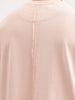 Oversized Popcorn Textured Cut & Sew T-Shirt | Pink