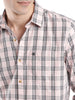 Lilac Black Casual Checked Shirt