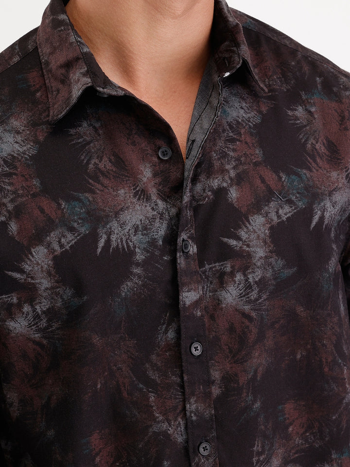 Comfort Fit Full Sleeve AOP Shirt | Multicolor