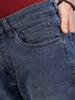Slim Fit Dk Washed Dobby Jeans I Blue