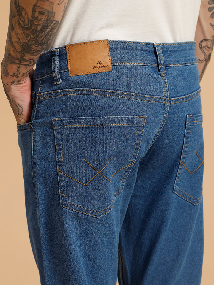 Faded Slim Fit Jeans | Blue